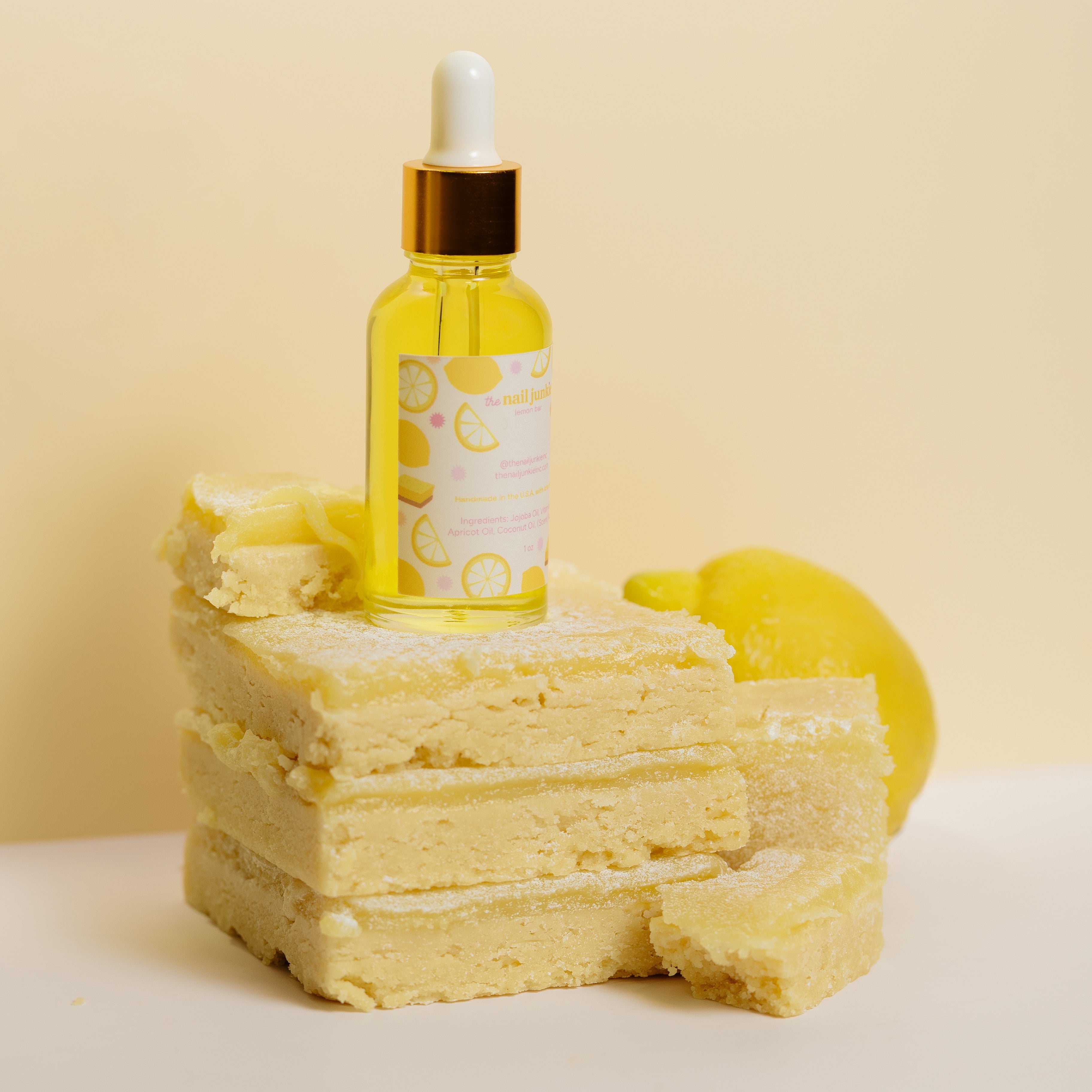 Lemon Bar cuticle oil by The Nail Junkie
