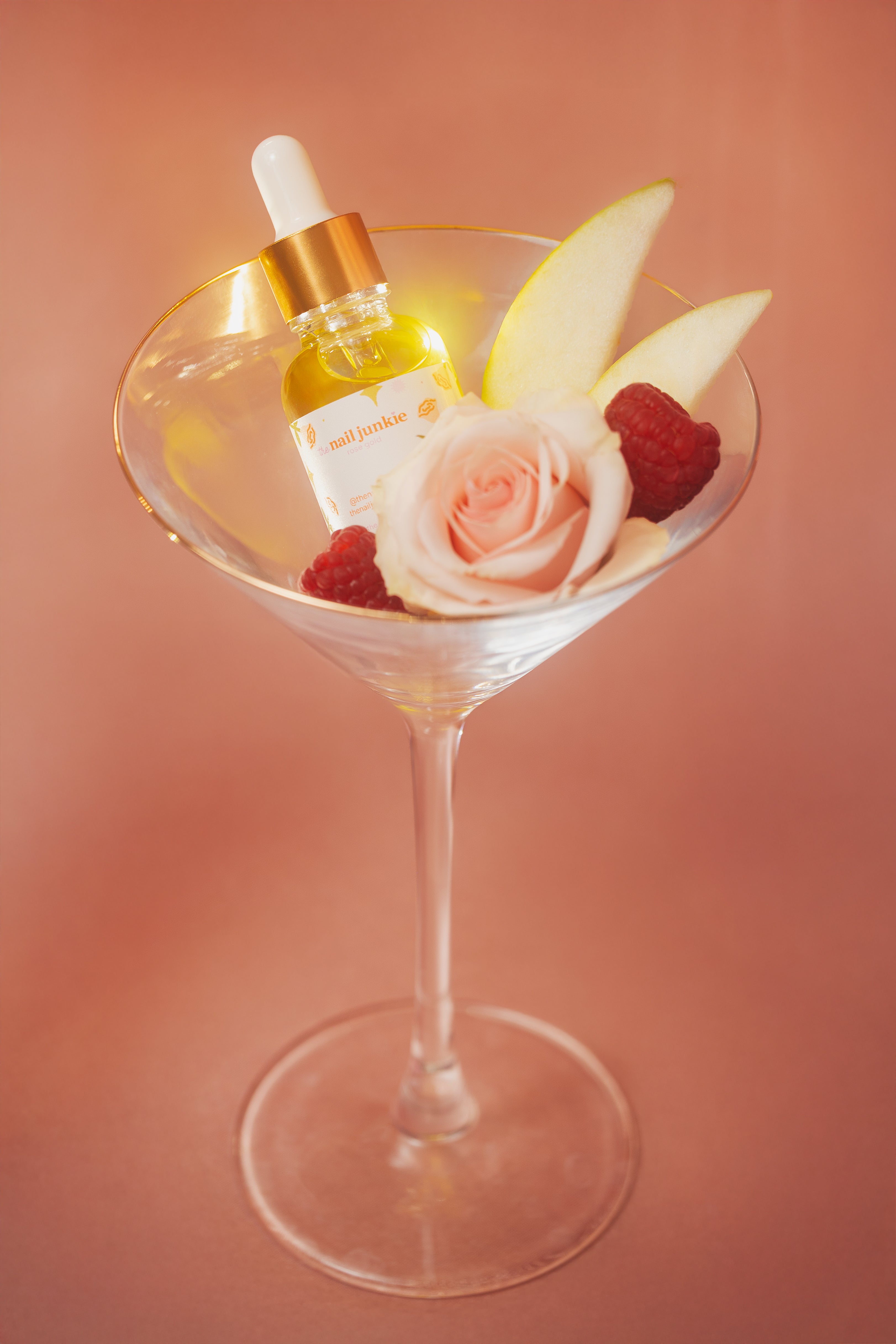 Rose Gold cuticle oil by The Nail Junkie